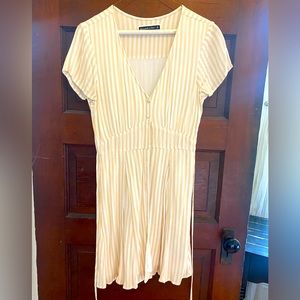 Abercrombie and Fitch striped button down dress Small